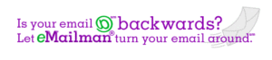 Is your email @ backwards? Let emailman turn your email around.